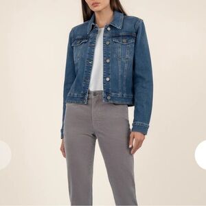 Kut From Cloth Women's Blue Denim Jacket NWT size Small